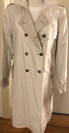Trenchcoat, weiss, Grösse 42