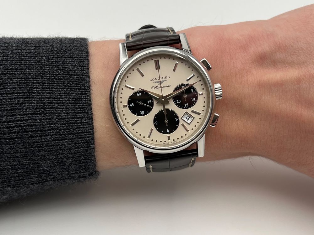 Longines Heritage Column Wheel Chronograph Panda Kaufen auf Ricardo