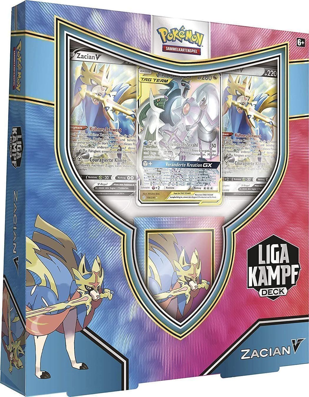 Karten: Pokemon Liga Kampf Deck - Zacian V – Neu und originalverpackt aus Matzendorf von SwissMagicKarten
