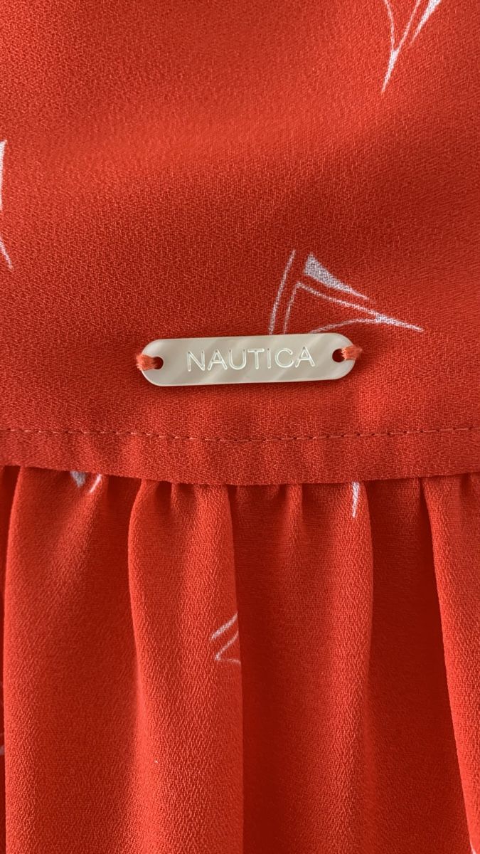 Camicette: Nautica Sommerbluse, Gr. M, Rot – Usato da Schindellegi venduto da flora013 3