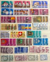 Timbres suisses 1978 Personalités Châteaux