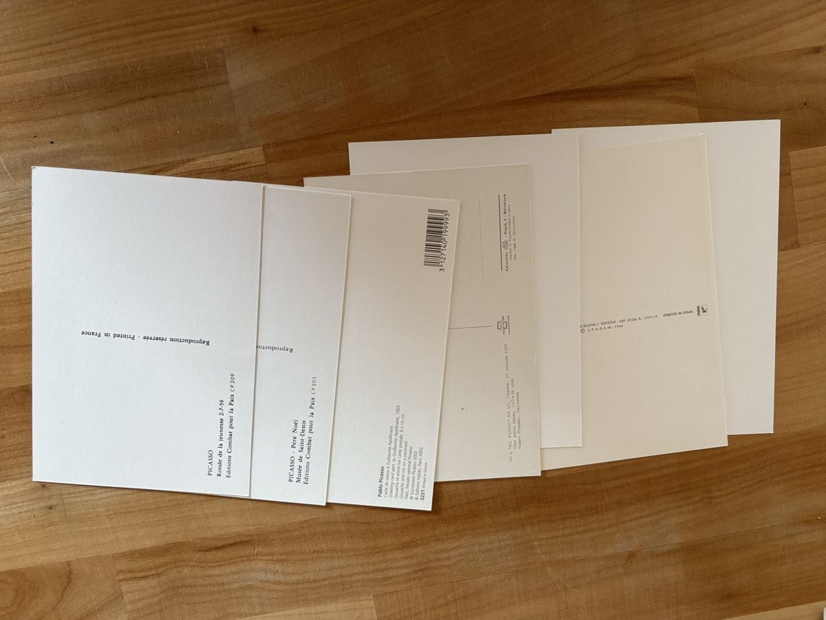 Cartoline postali: AK mit Kunst von Picasso – Usato da Rümlang venduto da Kartenpost1 1
