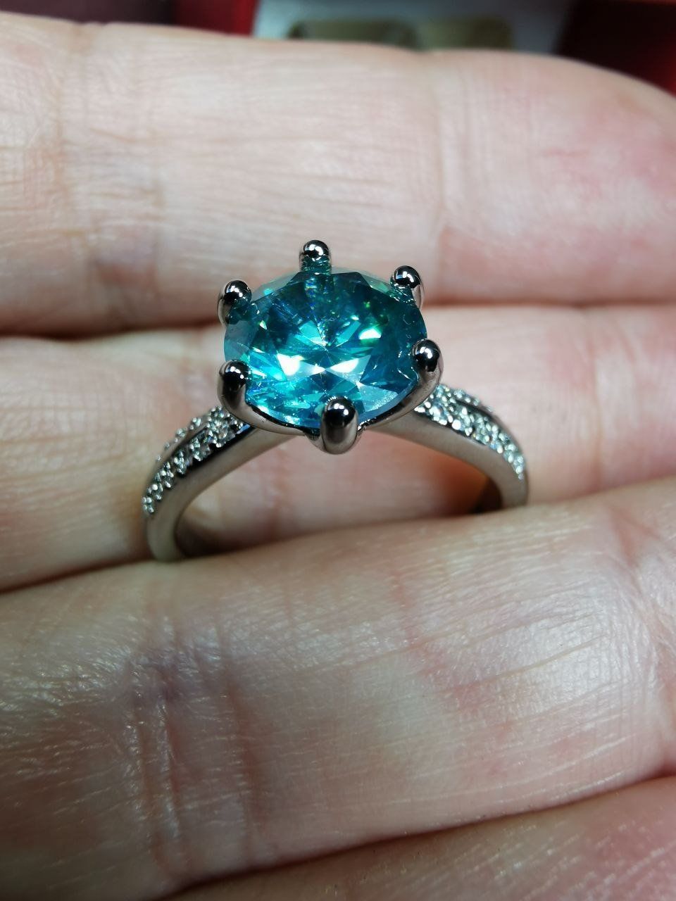 Anelli: Bague avec zircons – Nuovo e nell'imballaggio originale da Reconvilier venduto da Tsma67 7