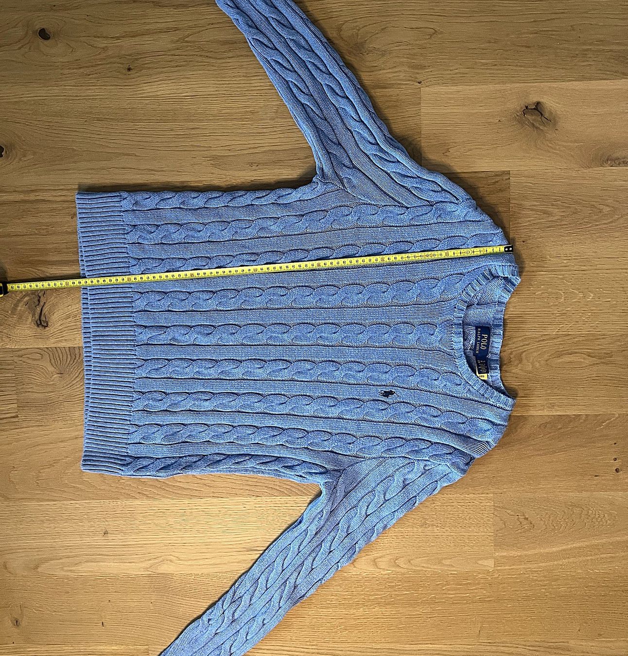 Polo Ralph Lauren Pulls & Sweat-shirts: Polo Ralph Lauren Zopfstrick Pullover hellblau Gr. S – Neuf (Voir description) à Siggenthal Station par tha_2yxs 3