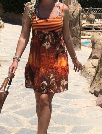 Bell abito estivo di cotone-S/M-multicolore-feste👌vacanze
