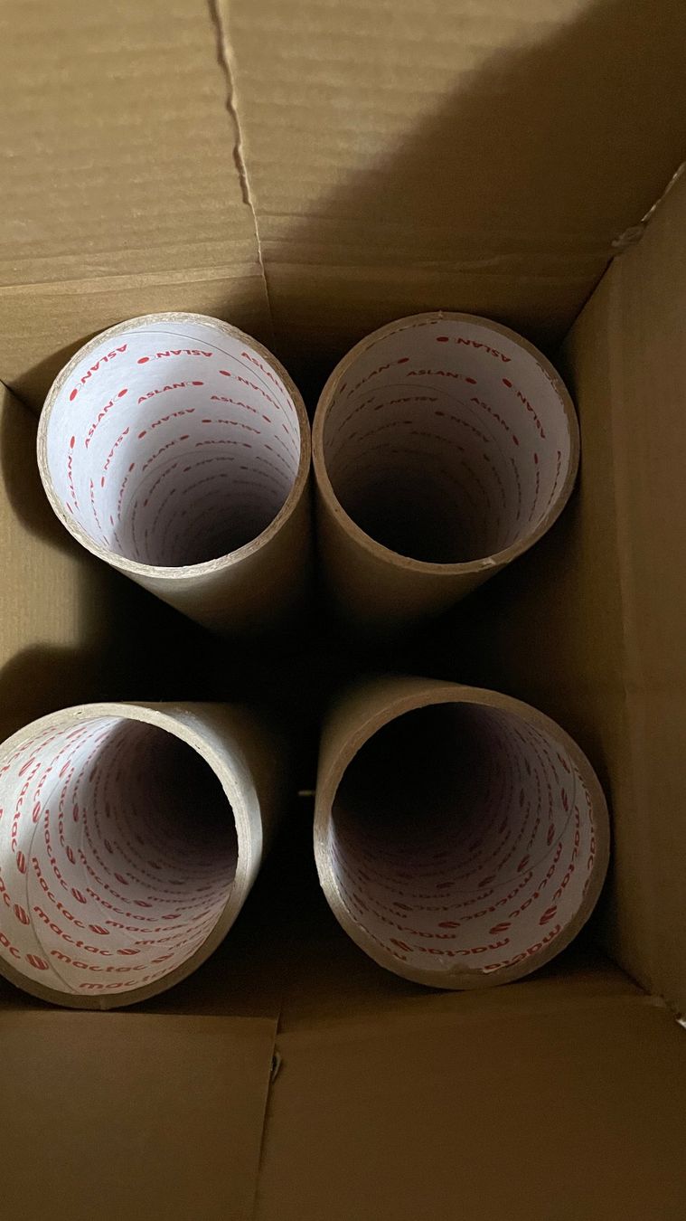 Sonstiges zum Lager & Transport: Rollen Kartonrollen Hülsen aus Karton 4 Stk, ca. 60cm – Gebraucht aus Glattfelden von cybermaxx