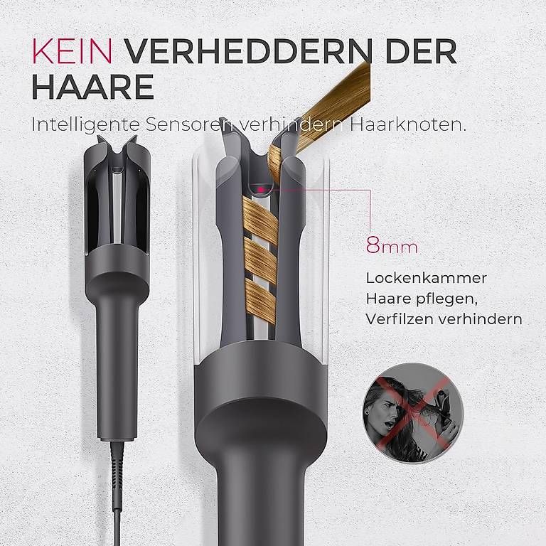 Piastre & Arricciacapelli: TYMO TYMO CURLPRO Automatisch rotierender Lockenstab – Nuovo (secondo la descrizione) da Kreuzlingen venduto da Best-Deal-Oase 3