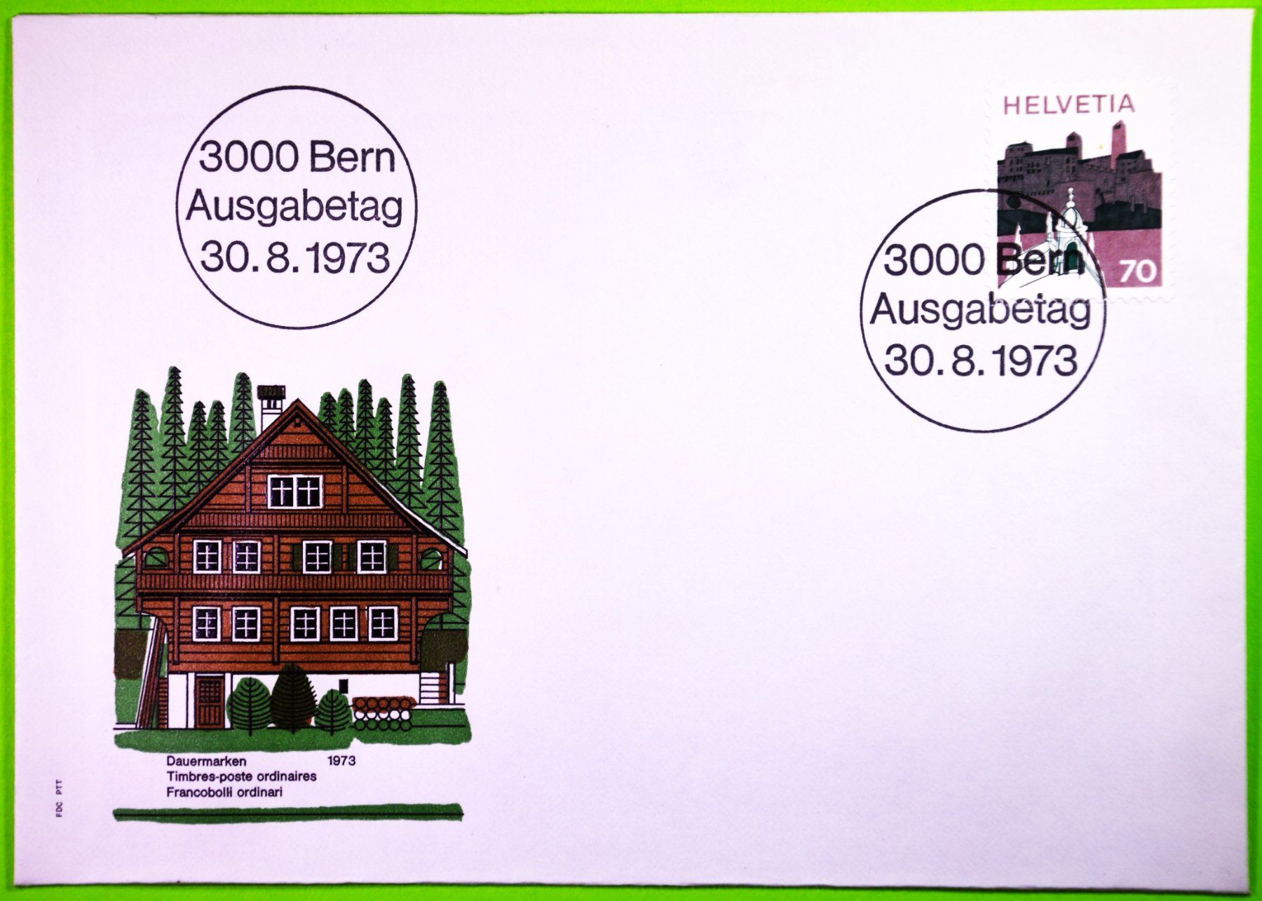 Tutti i francobolli: 1973 / ERSTTAGSUMSCHLAG / BRIEFMARKE FR. 0.70 / DAUERMARKEN – Nuovo (secondo la descrizione) da Luzern venduto da piro12