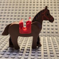 Lego  Pferd mit Sattel