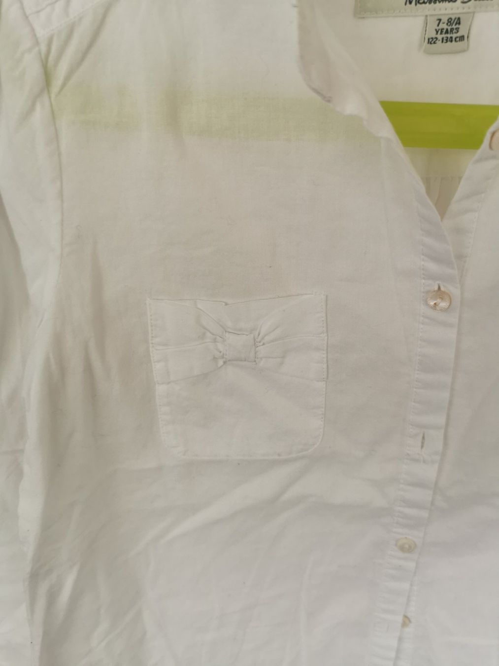 Massimo Dutti Camicette, T-shirt & Top: HEMD-BLUSE WEISS MASSIMO DUTTI GR. 128 – Usato da Erlenbach ZH venduto da alisamilana 2