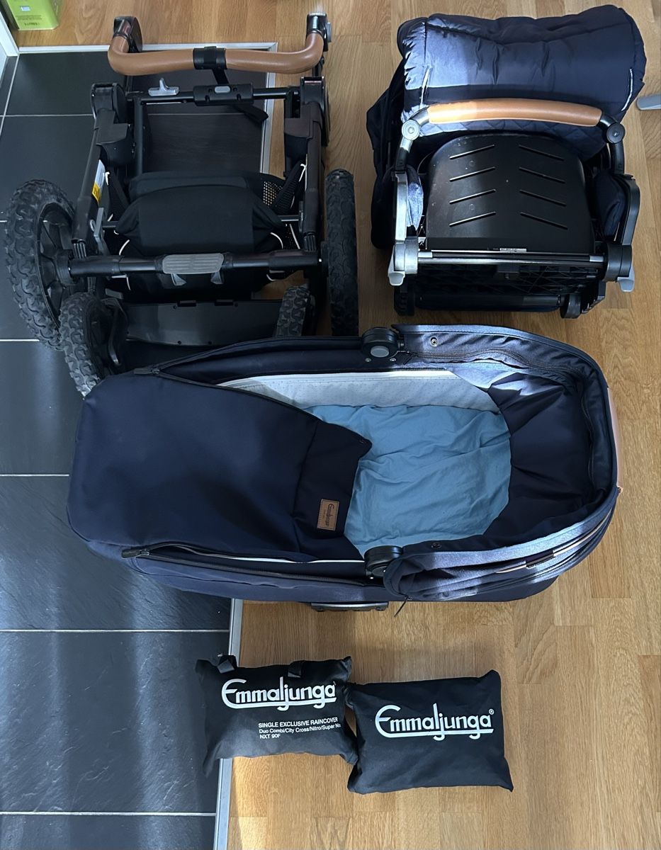 Emmaljunga Carrozzine: Poussette Emmaljunga NXT90 + accessoires  – Usato da Fribourg venduto da Elenalila