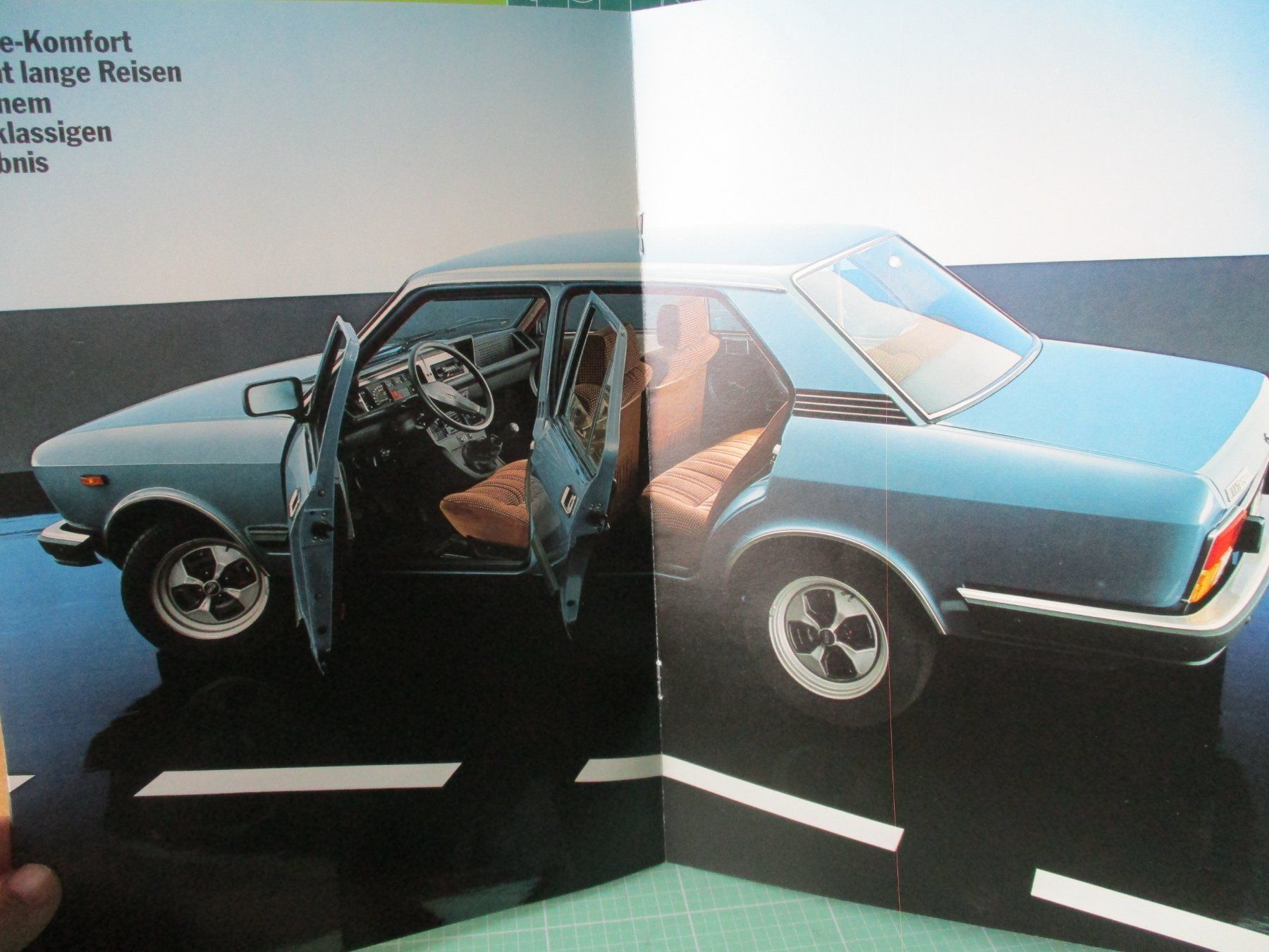 Fiat Documenti: Fiat 132 '2000' elektronische Einspritzung Prospekt – Usato da Ottikon Gossau ZH venduto da hokuspokus 4