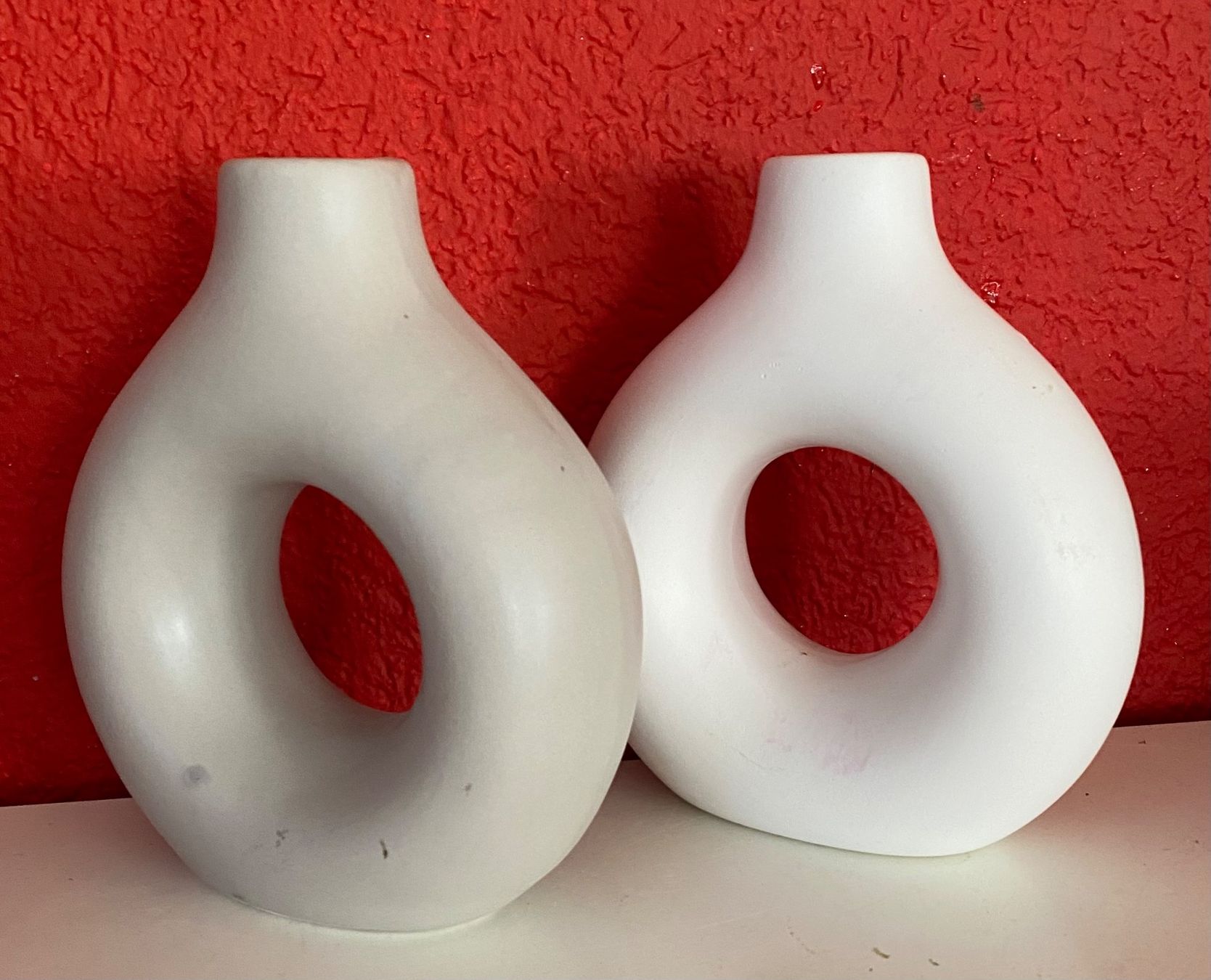 Vasi & Recipienti: 2er Set Design Vasen, Keramik, Weiss,Grau,Modern Style – Nuovo e nell'imballaggio originale da Zäziwil venduto da Emlea 1