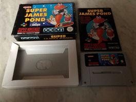 SUPER JAMES POND SPIEL FÜR SUPERNINTENDO IN ORIGINALSCHACHTE