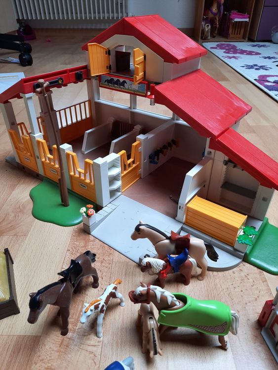 Playmobil Reiterhof mit Zubehör | Kaufen auf Ricardo
