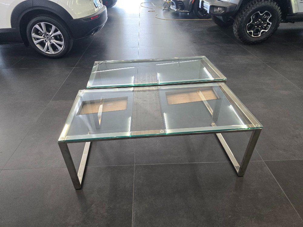 Tables: 2x Glas-Tisch – D'occasion à Besenbüren par Senag2020 1