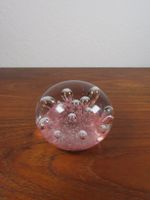 Vintage Controlled Bubble Briefbeschwerer Caithness Stil 70s