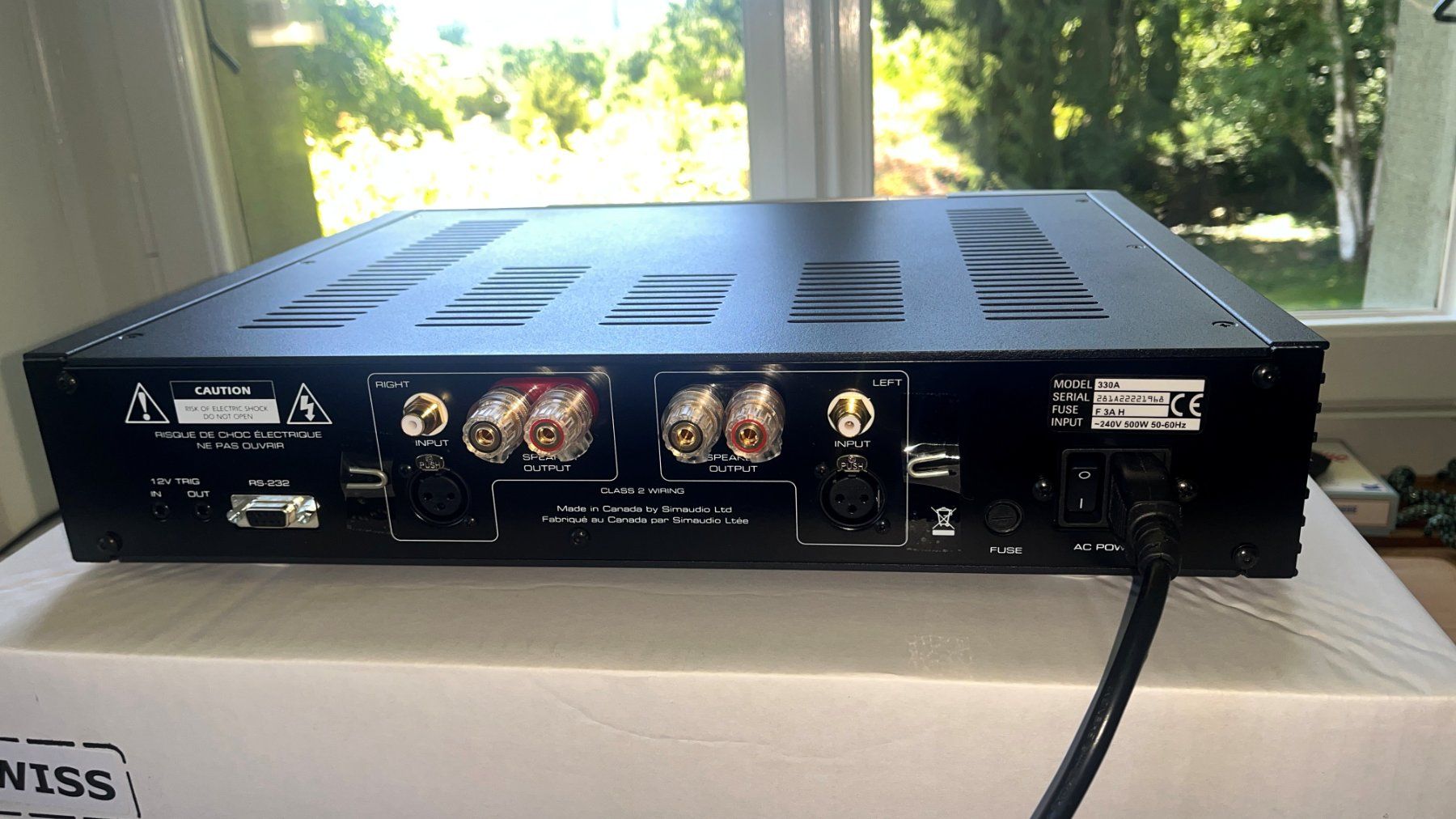 Amplificatori: Highend Verstärker Moon 330A, silver – Usato da Bern venduto da myrona 2