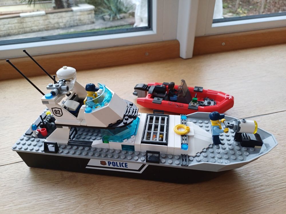 Lego City Polizei Schiff Police Patrol Boat Kaufen Auf Ricardo