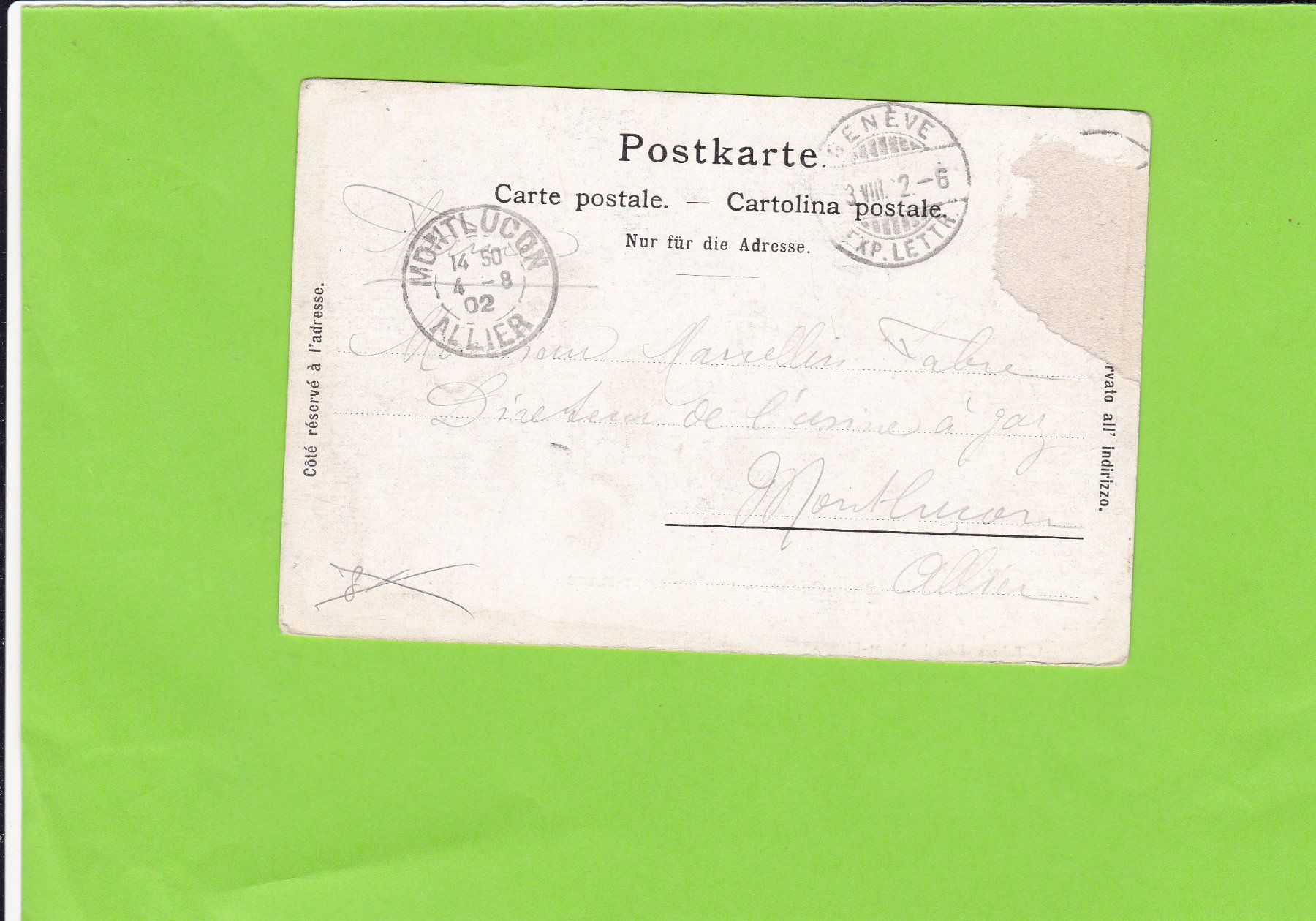 Cartoline postali: Genève-Rue du Mont Blanc – Usato da St. Peterzell venduto da neckertal 1
