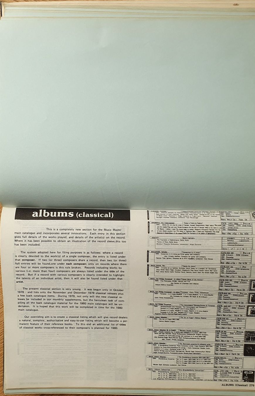 Livres: Music Master 1979 Directory – D'occasion à Zürich par Vesco01 6