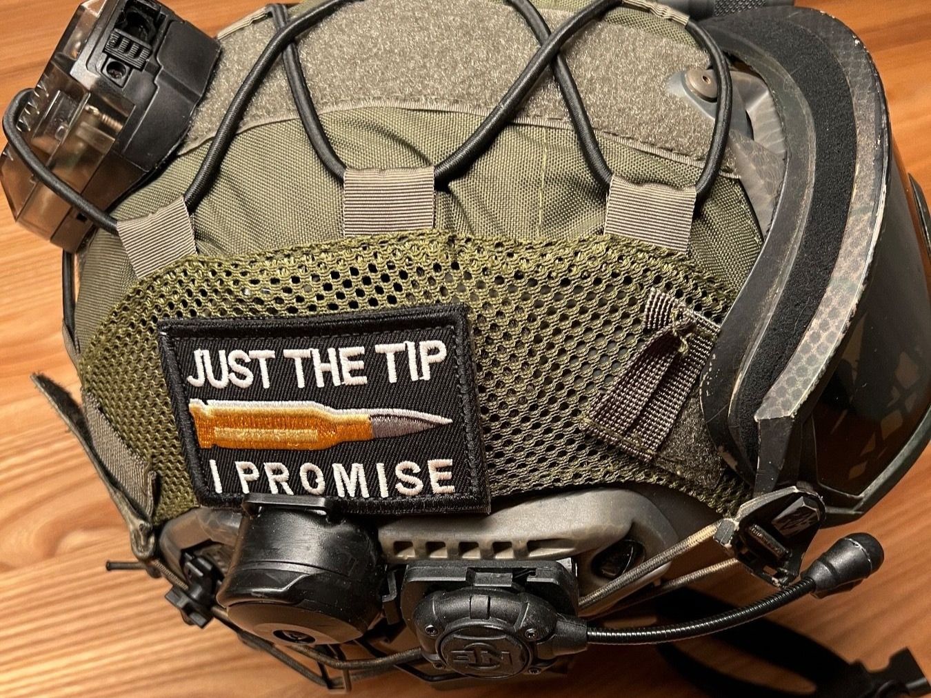 Plaketten & Abzeichen: JUST THE TIP I PROMISE - VELCRO PATCH *** – Neu (gemäss Beschreibung) aus Fruthwilen von