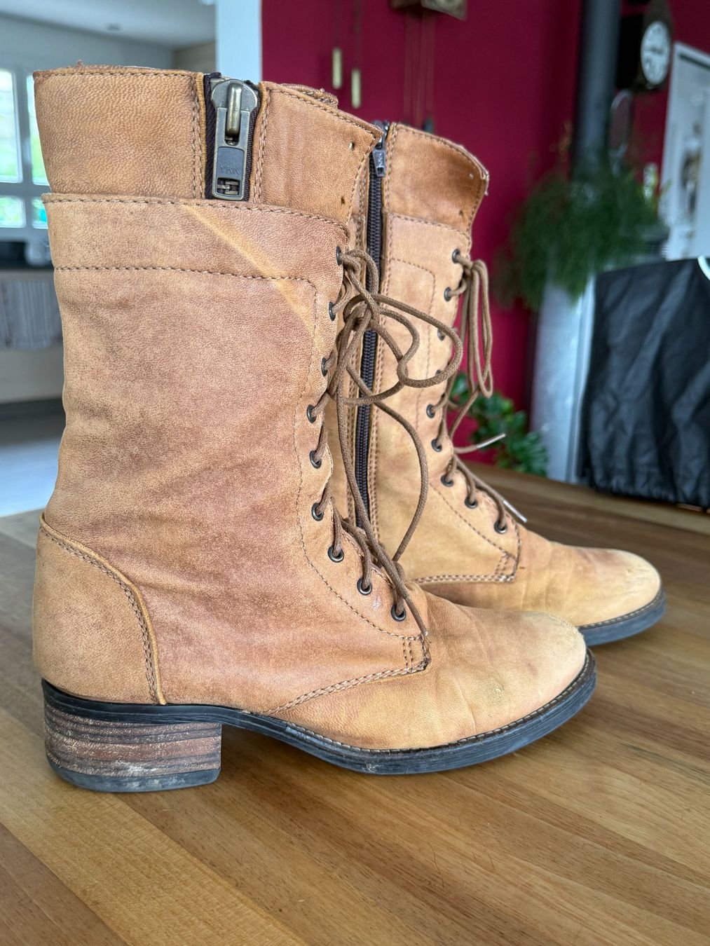Steve Madden Scarpe da donna: Steve Madden Stiefel aus Leder – Usato da Schmerikon venduto da lis_lj2v 1