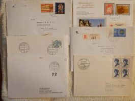 Lot mit 6 Bedarfsbriefen, Biel / Bienne