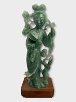 Magnifique Sculpture Jade ancienne / antik début XXes Chine