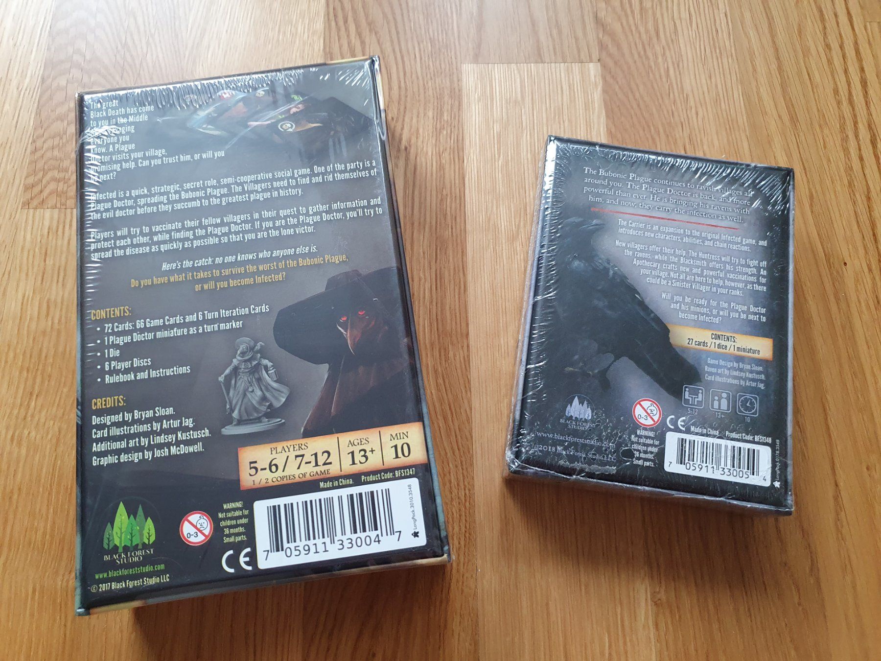 Giochi: Infected + The Carrier (Kickstarter edition) – Nuovo e nell'imballaggio originale da Puidoux venduto da Svreber 1
