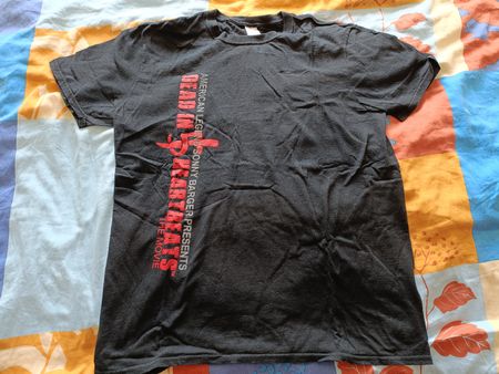 T-shirt biker "Dead in 5 Heartbeats",, taille M!
