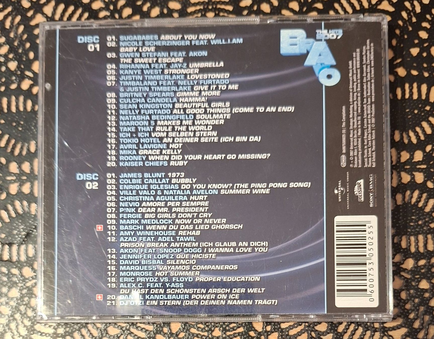 CD: Bravo Hits - The Hits 2007, 2CD Hit Compilation Sampler 2007 – Usato da Amriswil venduto da Celini3 1