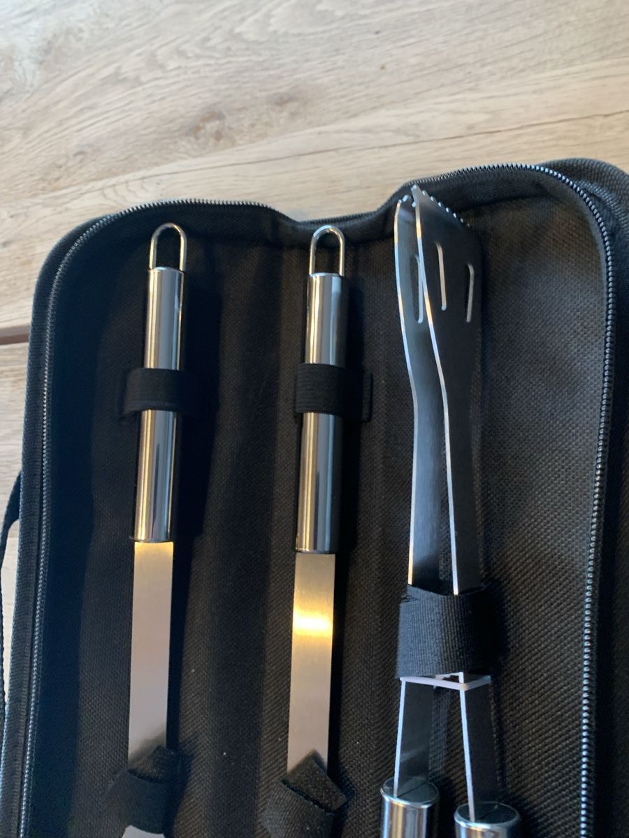 Set di posate: Grillbesteck Set, 3-teilig. – Nuovo e nell'imballaggio originale da heiligenschwendi venduto da bonitasunny 2