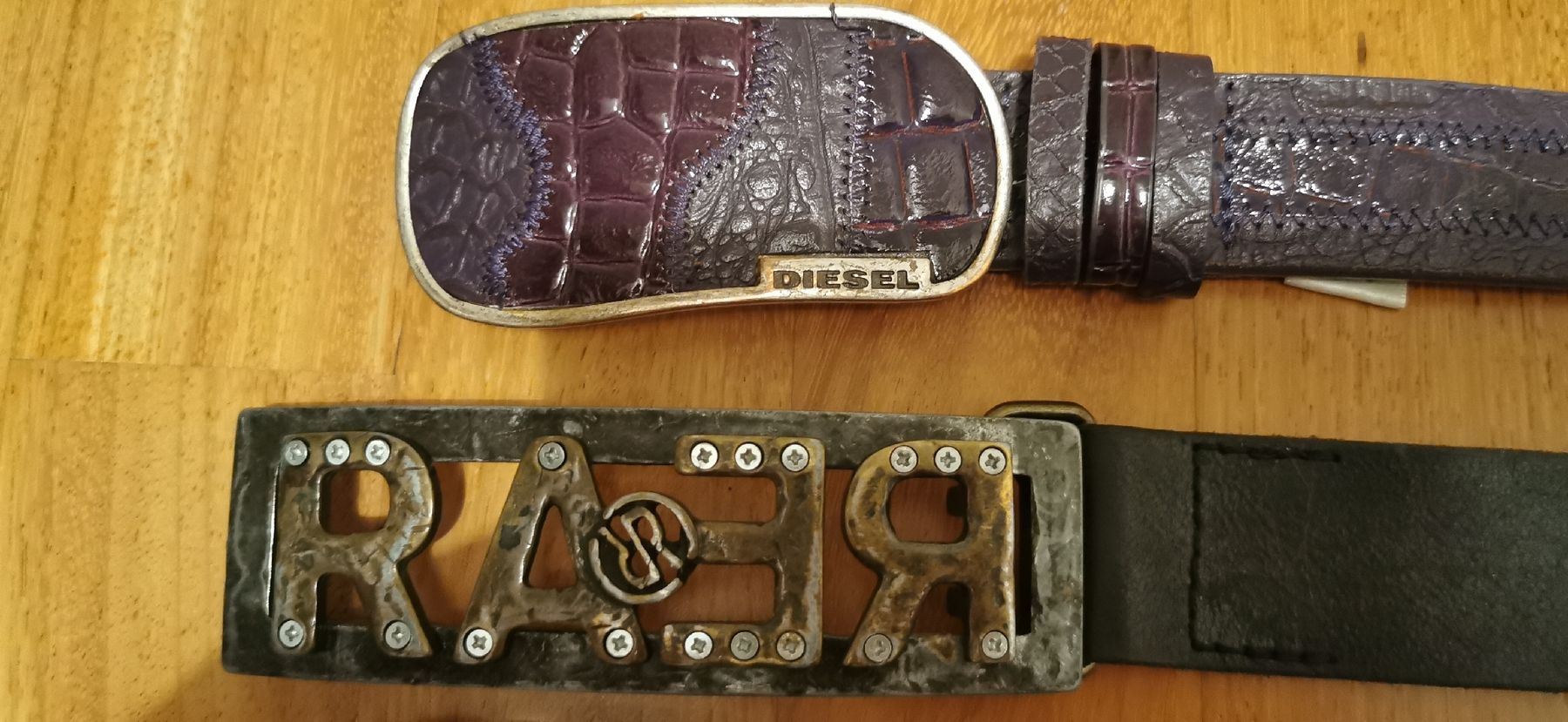 Gürtel: 6 ceintures de marque, cuir, 90. 95 cms. Valeur plus de 1000 – Neu (gemäss Beschreibung) aus Aïre von charelgva 7