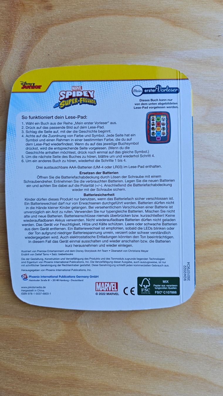 Libri: Mein erster Vorleser Marvel – Usato da Embrach venduto da Lorenzo014 4