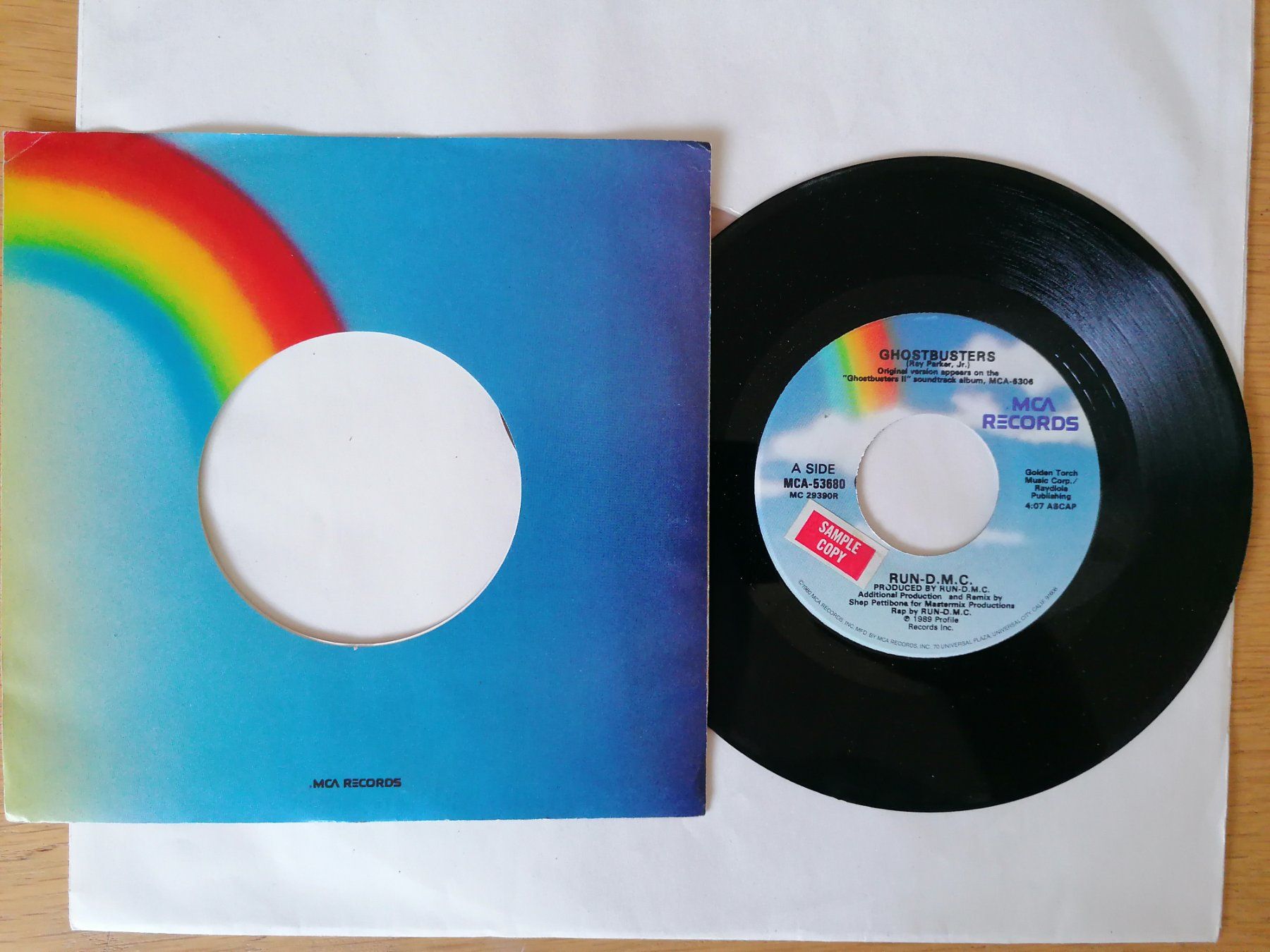 Dischi in vinile: RUN-D.M.C. -- GHOSTBUSTERS  7" – Usato da Beinwil am See venduto da Funkthesizer