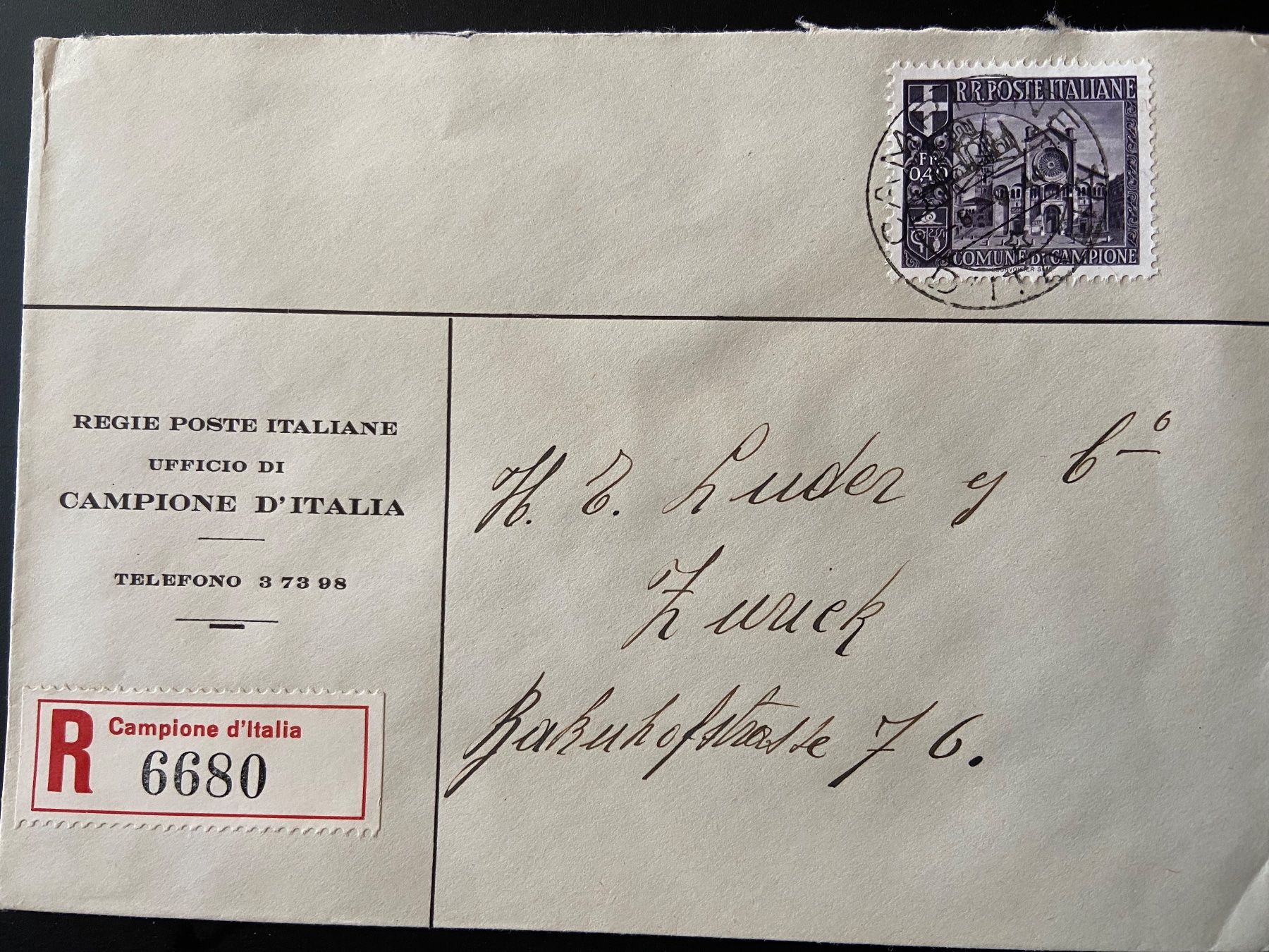 Buste & buste per spedizione: Campione Briefmarken (Schweiz) – Usato da Bauma venduto da dan_6c86