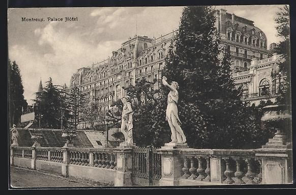 Ansichtskarten: AK Montreux, Palace Hotel – Gebraucht aus Berlin von bartko-reher