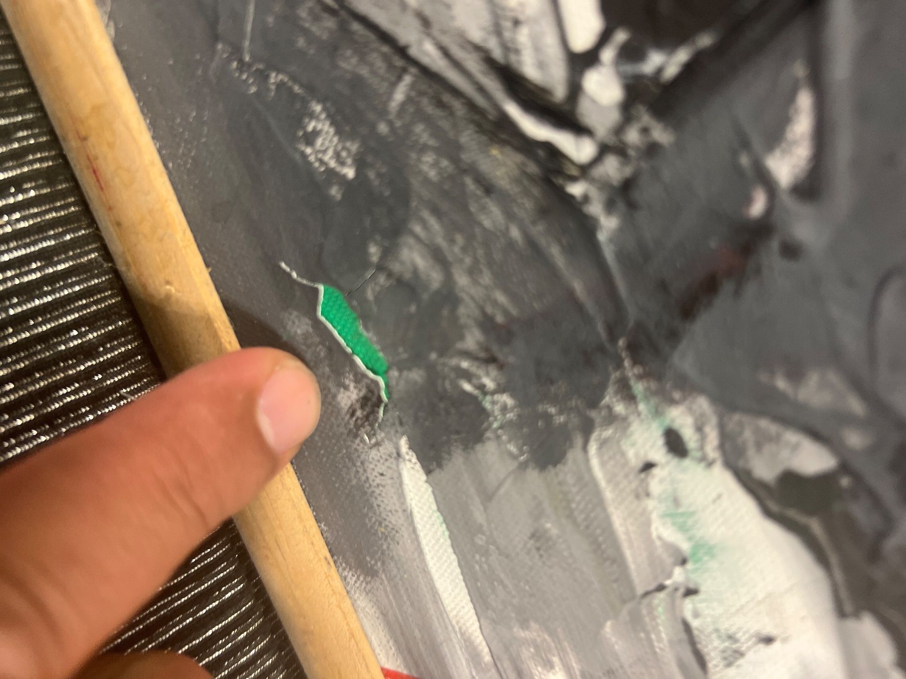 Gemälde: HUILE SUR TOILE SIGNÉE ET DATÉE 2000 – Gebraucht aus Genève von Qanil77 3