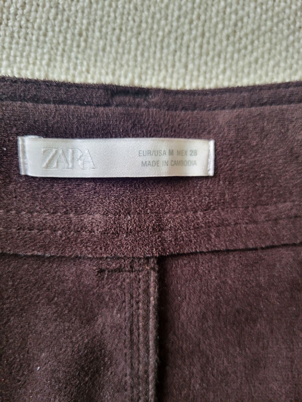 Zara Gonne: Rock von Zara, Wildlederimitat – Nuovo (secondo la descrizione) da Zürich venduto da Morianz 4