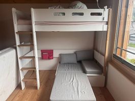 Flexa Hochbett inkl. Schlafsofa