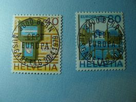 1979 Europa Marken 630 bis 631 ET Vollstempel