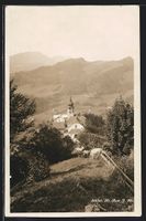 AK Schlatt, Blick auf die Kirche, 1936