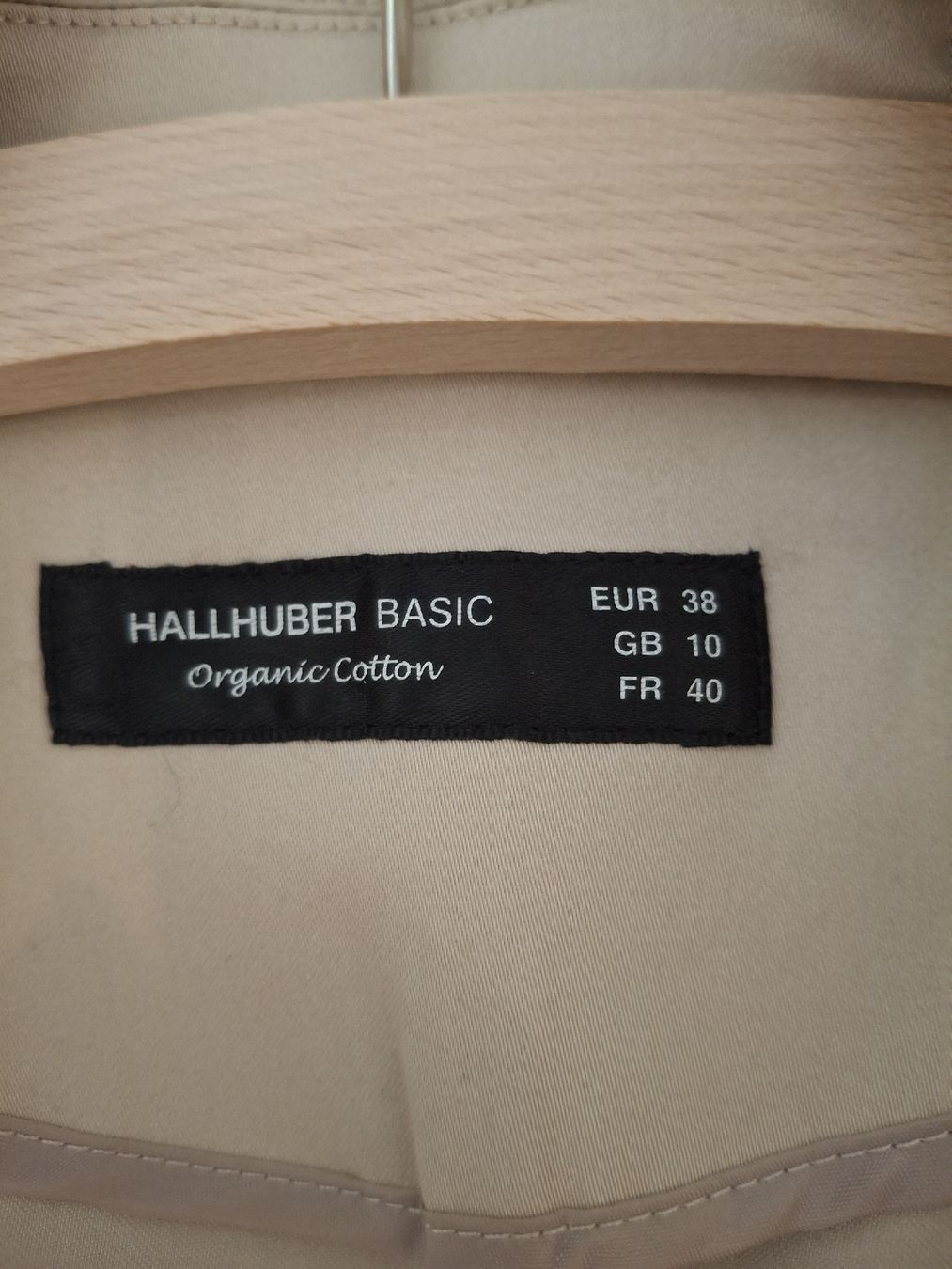 Hallhuber Giacche: Hallhuber Basic Blazer beige Grösse 38 Organic Cotton – Usato da Füllinsdorf venduto da DeGyMe 3
