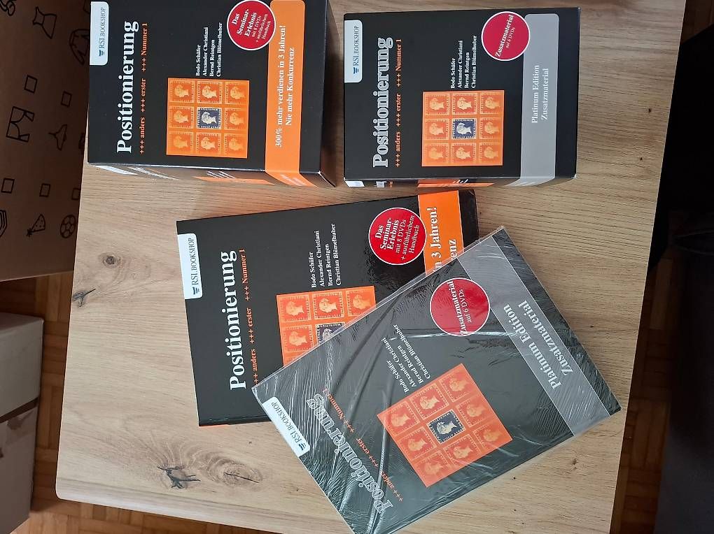 Libri: Positionierung DVD-Programm von Bodo Schäfer – Usato da Winterthur venduto da erl_6kk7 1