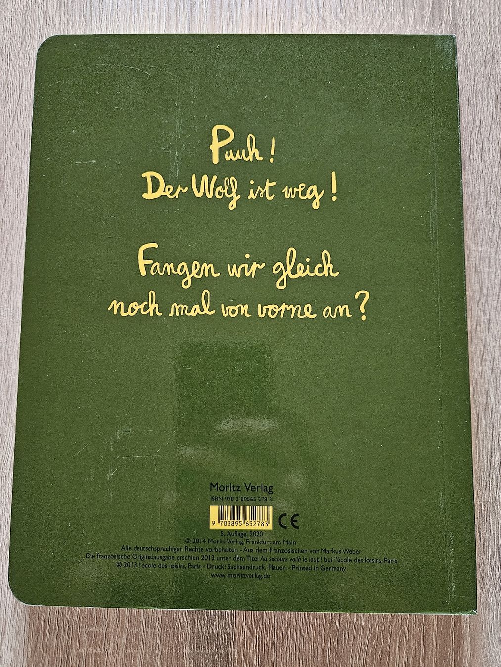 Libri: Kinderbuch Da kommt der Wolf von Ramadier & Bourgeau – Usato da Ebikon venduto da SecondChance_byM 1