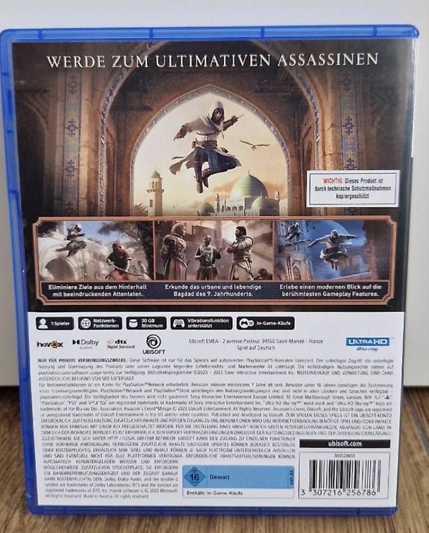 Giochi: Assassin's Creed Mirage - PS5 – Usato da Höri venduto da Peatch77 1