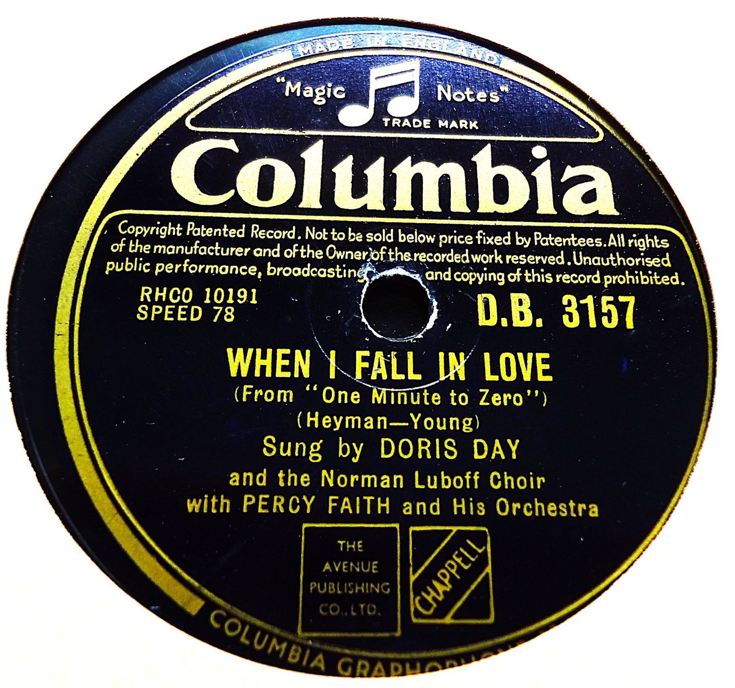 Schallplatten: Doris Day, Album mit 12 Schellackplatten – Gebraucht aus Hemishofen von Phonomandy 4