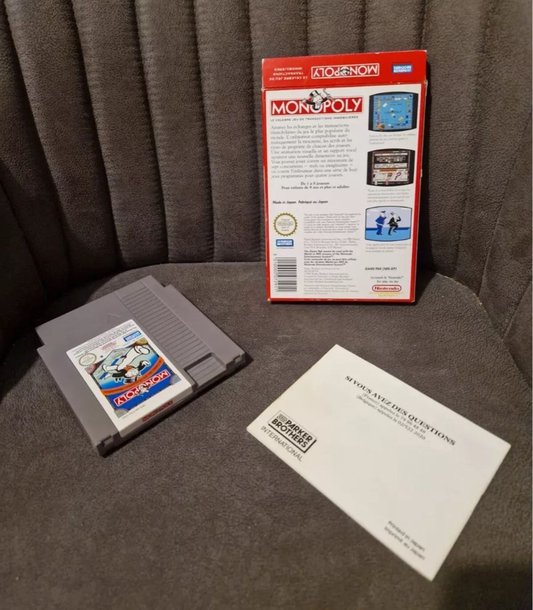 Nintendo Giochi: Monopoly - Nintendo Nes - Pal FRA - Complet – Usato da Lausanne venduto da sauvezretrogames 1