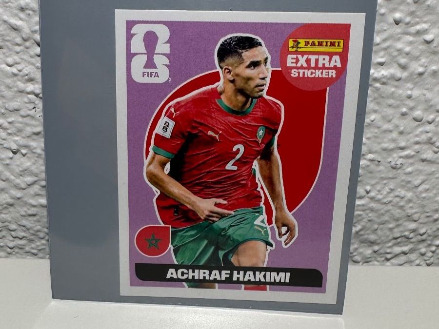 Panini Carte collezionabili: Panini Extra Sticker MAR Achraf Hakimi – Nuovo (secondo la descrizione) da Kappel SO venduto da A.A.T